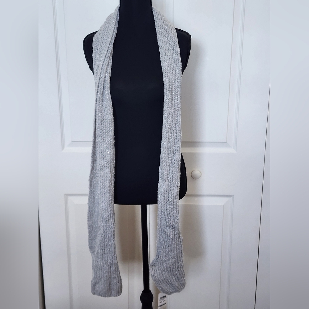 Style & Co. Gray Knit Scarf
